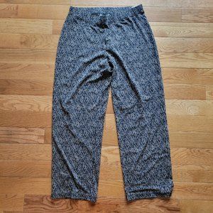 Susan Graver Brown Black Pants Size M